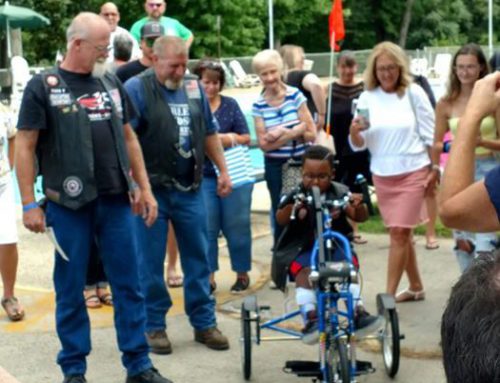 System Freight Driver Presents Special Needs Child with a Custom Bike